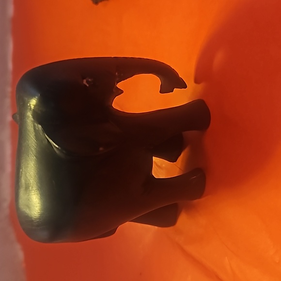 Coal stove and wooden elephant 🐘 ( handmade) - Picture 6 of 9